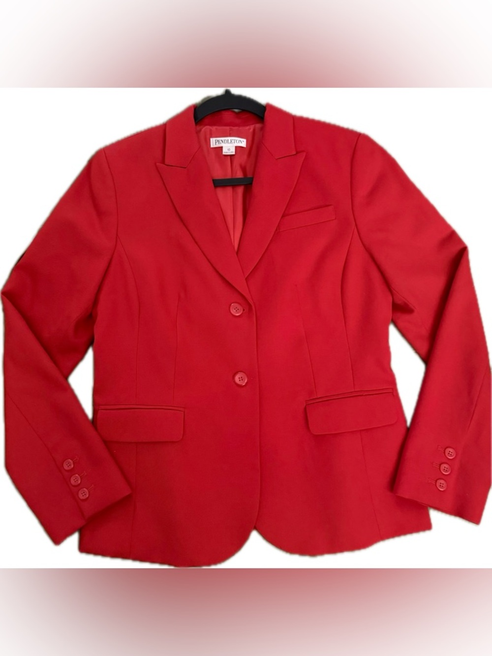 Pendleton Women’s Tailored Blazer | 100% Virgin Wool | Made in USA